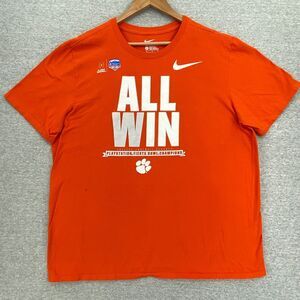 Nike Clemson Tiger Tshirt Mens Extra Large Orange Fiesta Bowl College Football